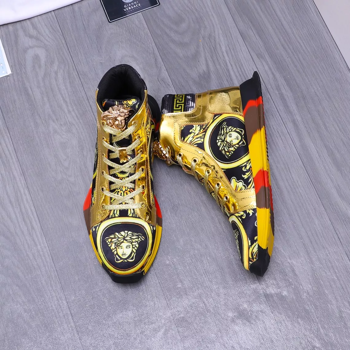 versace high tops chaussures pour femme s_12744524